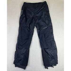 Columbia Titanium Snow Pants Womens Medium Black Ski Zip Pockets Gaiters